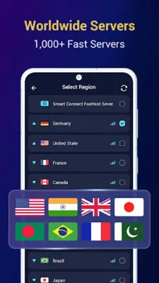 Global VPN android App screenshot 4